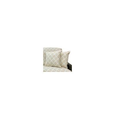 Lattice Beige Futon Cover 370 Queen with 2 Pillows