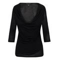 Women's Fab Knit - Black Stripe Extra Large Farinaz