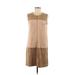 Neiman Marcus Casual Dress: Tan Dresses - Women's Size 8