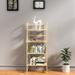 Bookshelf, Ladder Shelf, 4 Tier Tall Bookcase, Modern Open Book Case