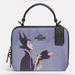 Coach Bags | Coach Disney X Coach Box Crossbody With Maleficent Motif- New With Tag- Reemoly | Color: Black/Purple | Size: Os