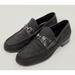 Gucci Shoes | 90s Tom Ford For Gucci Sz 7.5 B Monogram Gg Loafers Shoes Black Horsebit Y2k | Color: Black | Size: 7.5