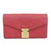 Louis Vuitton Accessories | Louis Vuitton Louis Vuitton Monogram Implant Portefeuille Metis Long Wallet S... | Color: Red | Size: Os
