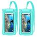 Casetego Floating Universal Waterproof Phone Pouch IPX8 Cellphone Dry Bag Waterproof Case for iPhone 14 13 12 11 Pro Max SE XS Max XR 8 7 6s Plus S9 S20 S23 Note 20 Up to 7 inch-(Teal+Teal)