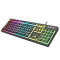 OWSOO L200 RGB Keyboard 104- Wired Gaming Keyboard Backlit Keyboard Mechanical Keyboard RGB Backlit Gaming Keyboard USB Wired with ABS Pudding Keycaps for PC-connected TV And Compatible with W