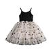 Holiday Savings Deals! Kukoosong Toddler Baby Girls Dress Summer Girls Dresses Children s Dresses Embroidered Net Yarn Dresses Black 100