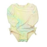 Pre-owned Gap Girls Pink | Yellow | Blue 1-piece Swimsuit size: 0-6 Months