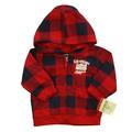 Pre-owned Osh Kosh Boys Red | Black Hoodie size: 9 Months