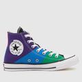 Converse all star hi pride trainers in black & navy