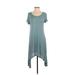Papermoon Casual Dress - High/Low: Teal Dresses - Women's Size Small