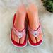 Adidas Shoes | Adidas Women’s Slides | Color: Pink/Red | Size: 6