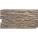 Ekena Millwork Canyon Ridge Stacked Faux Stone 45.75" x 24.5" Stone Wall Paneling in Brown | Wayfair PNU24X48CNCD