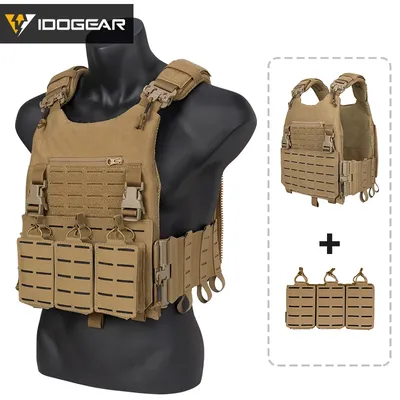 IDOGEAR-Sac à dos DulglaQuick Release Laser Cut Plate Electrolux avec 556 poudres de spe MOLLE