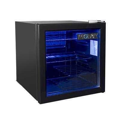 MoTak MXW-55 17 1/2" 1 Section Commercial Wine Cooler w/ (1) Zone - 17 Bottle Capacity, Black