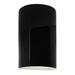 Orren Ellis Jacyeon Ceramic LED Wall Light Ceramic in Black | 12.5 H x 7.75 W x 6.25 D in | Wayfair 97629245D32C4ED8B525F32DF5318654