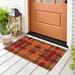 Gracie Oaks Stynke Non-Slip Indoor Outdoor Door Mat Coir, Rubber | 30 H x 18 W x 0.63 D in | Wayfair 6F09CA4BEB3243B8AF4A0E5A986F0150