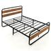 Arc Platform Bed with Headboard and Footboard