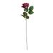 Farfi Imitation Rose Not Withered Fine Workmanship Realistic Easy Care Non-fading Ornament Multicolor Fabric Texture Simulation Rose for Home (Rose Red)