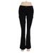 White House Black Market Jeans - Mid/Reg Rise Boot Cut Boot Cut: Black Bottoms - Women's Size 00 - Black Wash