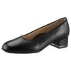 Pumps ARA "GRAZ", Damen, Gr. 4 (37), schwarz, Glattleder, elegant, Schuhe, Abendschuh, Festtagsschuh, Blockabsatz, glänzendes Detail am Absatz, Topseller