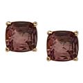 Kate Spade Jewelry | Kate Spade Black Orchid Squared Away Earrings | Color: Gold/Purple | Size: Os