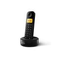 Philips Schnurloses Telefon - D1601B/01 - DECT Telefon - Haustelefon - Festnetzanschluss - Schwarz