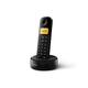 Philips Schnurloses Telefon - D1601B/01 - DECT Telefon - Haustelefon - Festnetzanschluss - Schwarz