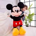 WYSTLDR Cute Mickey Minnie doll Mickey Mouse plush toy doll doll pillow, children’s birthday gift Mickey doll 90CM