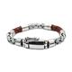 925 Sterling Silver Leather Bracelet For Men Silver Bracelet Handmade Bracelet