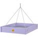 Birds Choice Hanging Platform Bird Feeder in Green Recycled Plastic Plastic in Indigo | 2.5 H x 12.5 W x 16.5 D in | Wayfair GSHPF250-LP