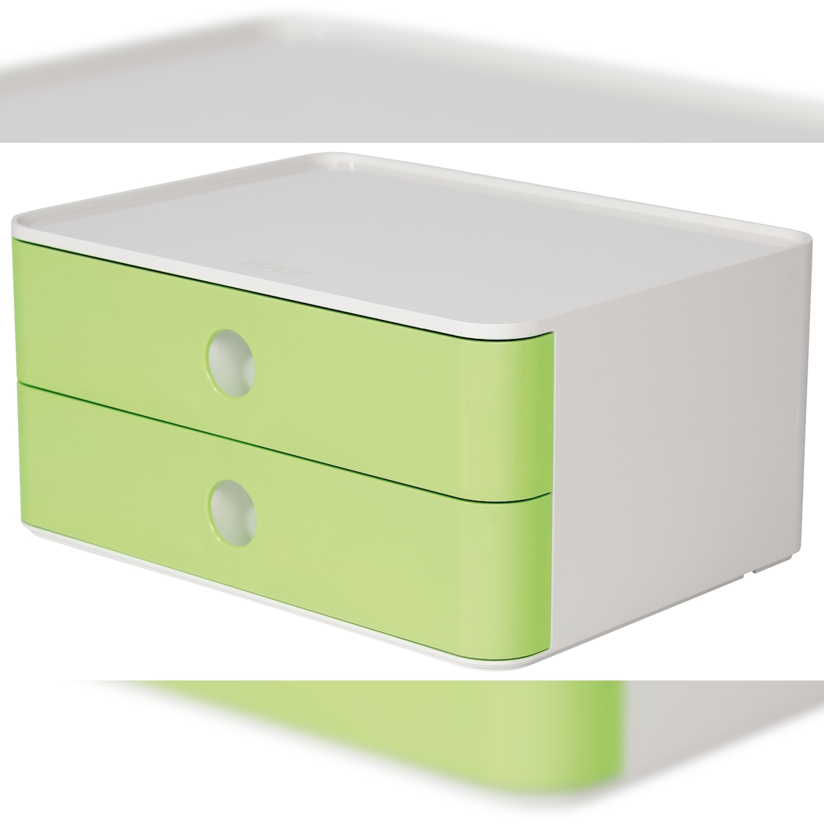 HAN SMART-BOX ALLISON, Schubladenbox stapelbar mit 2 Schubladen, lime green Image