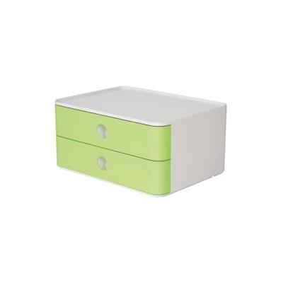 HAN Schubladenbox SMART-BOX 2 Laden weiß/hellgrün