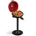 Costway 1600W Portable Electric BBQ Grill with Removable Non-Stick Rack-Black & Red