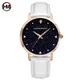 Montre à quartz en cuir pour femmes marque de luxe originale japonaise mouvement étanche cadran