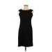 DressBarn Casual Dress - Sheath: Black Solid Dresses - Women's Size 4