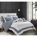 Chic Home Fergie 9 Piece Hotel Inspired Design With Striped Trim Comforter Set