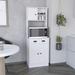 Red Barrel Studio® Pantry Cabinet w/ 3 Doors, Single Door Cabinet & Open Storage Wood in White | 66.5 H x 23.6 W x 13.7 D in | Wayfair