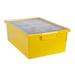 Rebrilliant Plastic Storage Bin Plastic in Yellow | 18 H x 12.25 W x 16.75 D in | Wayfair 1FF3CC7664DA4F31888F0C2E863B8BB1