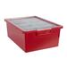Rebrilliant Plastic Storage Bin Plastic in Red | 18 H x 12.25 W x 16.75 D in | Wayfair 48AF4449BB8C43DFBE7D13CECE1103A2