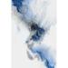 Wrought Studio™ Hademar Watercolor Blue I by - Wrapped Canvas Print Canvas in Blue/White | 12 H x 8 W x 1.25 D in | Wayfair