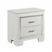 Rosdorf Park Adrielle Solid Wood Nightstand Wood in White | 28.25 H x 28 W x 17 D in | Wayfair 6BD880981BCE448FAEBF9AF846A320DF