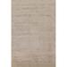 Tribal Beige Gabbeh Oriental Area Rug Hand-Knotted Wool Carpet - 4'11"x 8'0"