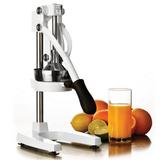 Focus 97332 Jupiter Juice Press, Large, Manual, White, 27 - 1/2"H, Stainless Steel