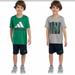 Adidas Matching Sets | Adidas Kids' 3-Piece Active Set | Color: Gray/Green | Size: 7b