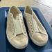 Coach Shoes | Coach Sneakers Size 8.5 | Color: Cream/White | Size: 8.5
