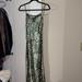 Zara Dresses | Green Silk Zara Dress | Color: Green | Size: S