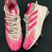 Adidas Shoes | Adidas Afterburner 8 Apex Pe “Drip” Fernando Tatis Metal Baseball Cleats Sz 13.5 | Color: Pink/White | Size: 13.5