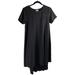 Lularoe Dresses | Lularoe Women's Hi-Low, Black Short Sleeve T-Shirt Dress - Size S | Color: Black | Size: S