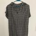 Madewell Dresses | Madewell Plaid Shirtdress | Color: Black/Gray | Size: S