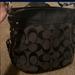 Coach Bags | Black Coach Purse . In Great Condition. Dust Bag Included . | Color: Black | Size: Medium